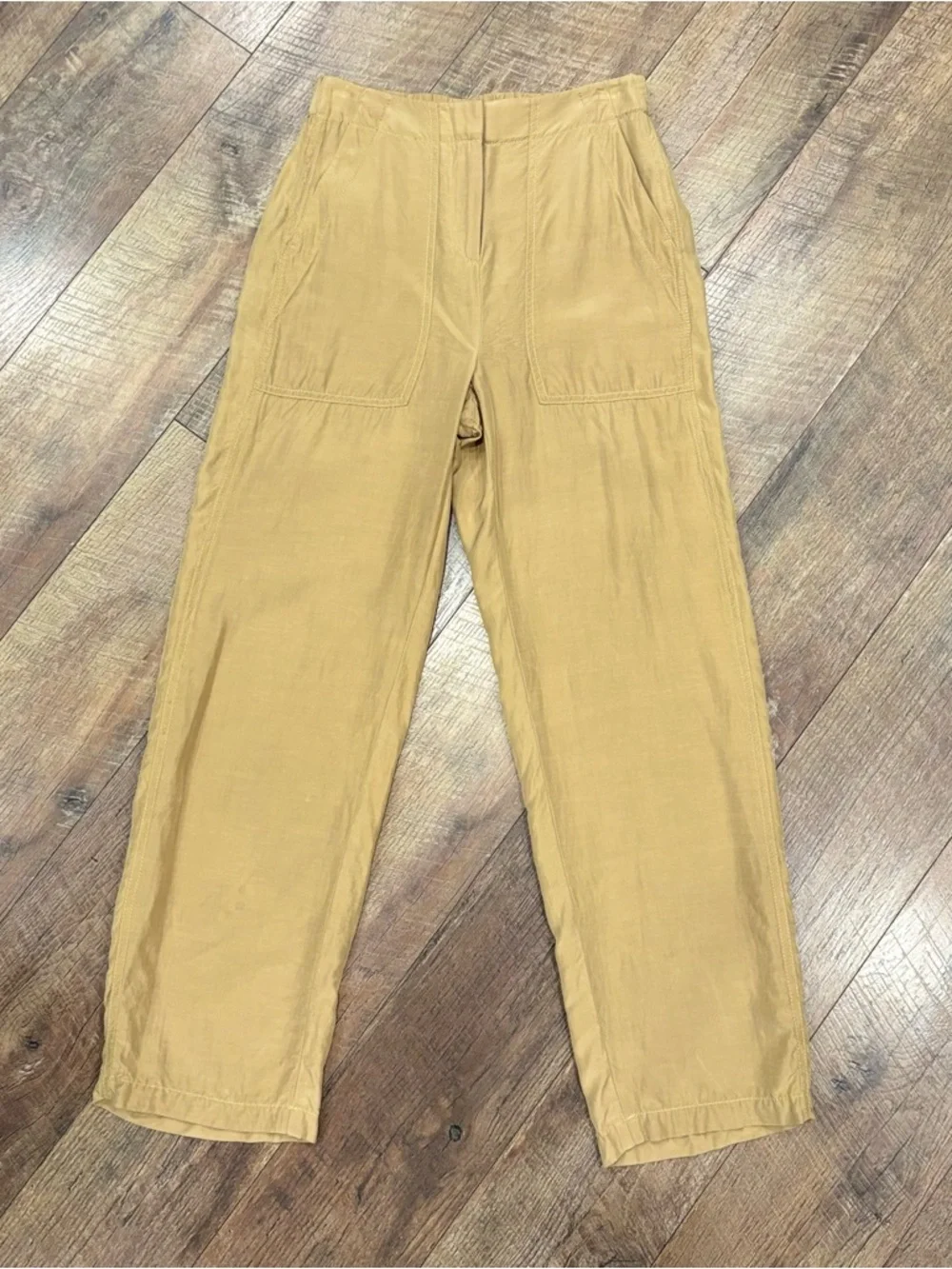 J. Crew Straight-leg pant with surplus pockets Honey Brown 00